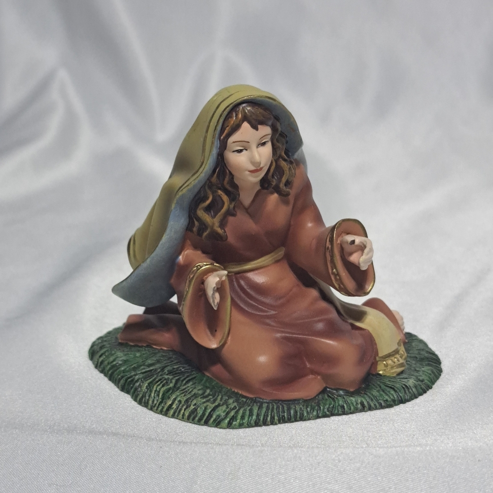 Thomas Kinkade Resin Figurine Mother Mary 2007 Hawthorne Village 3"